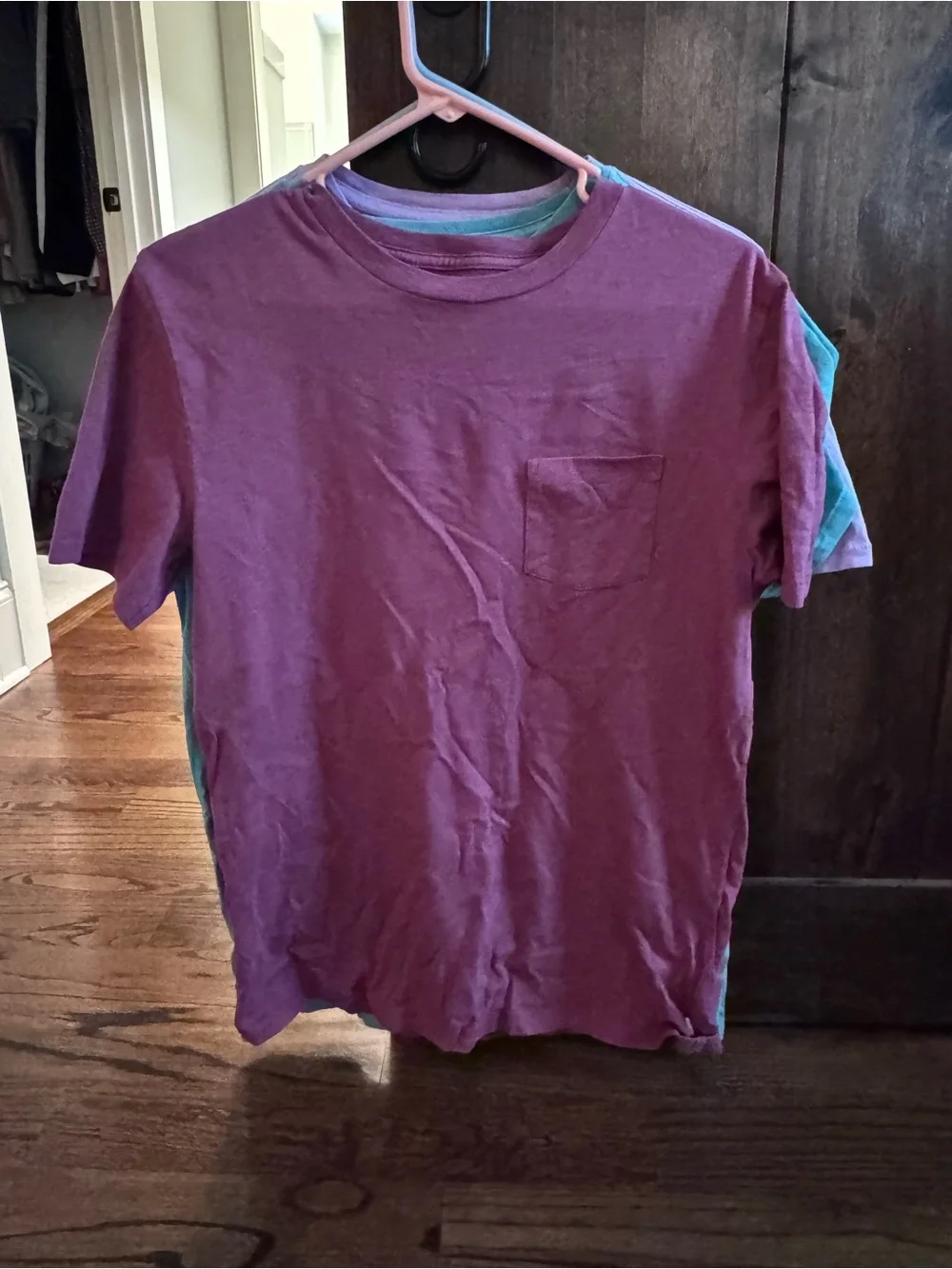 Kids Solid Color Tee Pack - Green, Light Pink, Teal & Berry